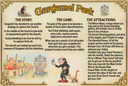 More information about "Gargamel Park (Original 2016) Instruction Card"