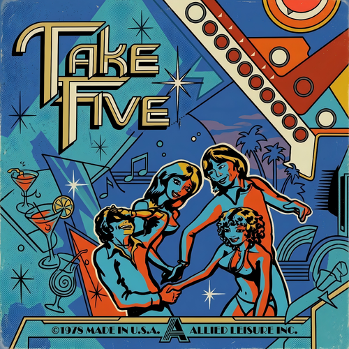 More information about "Take Five (Allied Leisure 1978) Static Backglass for Popper"
