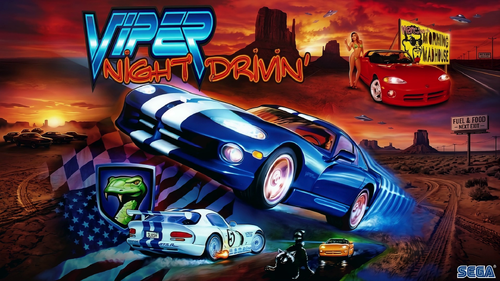 More information about "Viper Night Drivin (SEGA 1998) backglass topper video FHD"