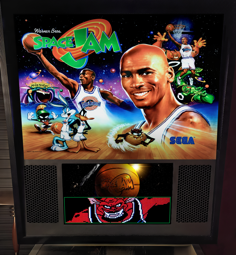 Space Jam (Sega 1996) B2S + full dmd - B2S Backglass Downloads