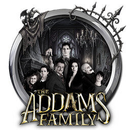 More information about "Addams Family, The (black & white) - RimArt Wheel"
