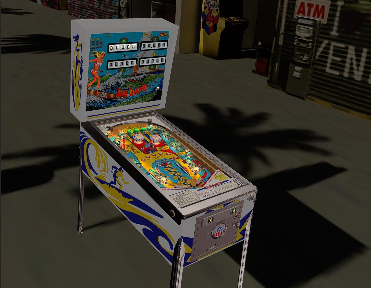 Surf Champ (Gottlieb 1976) EMU v2.0.1 Hybrid