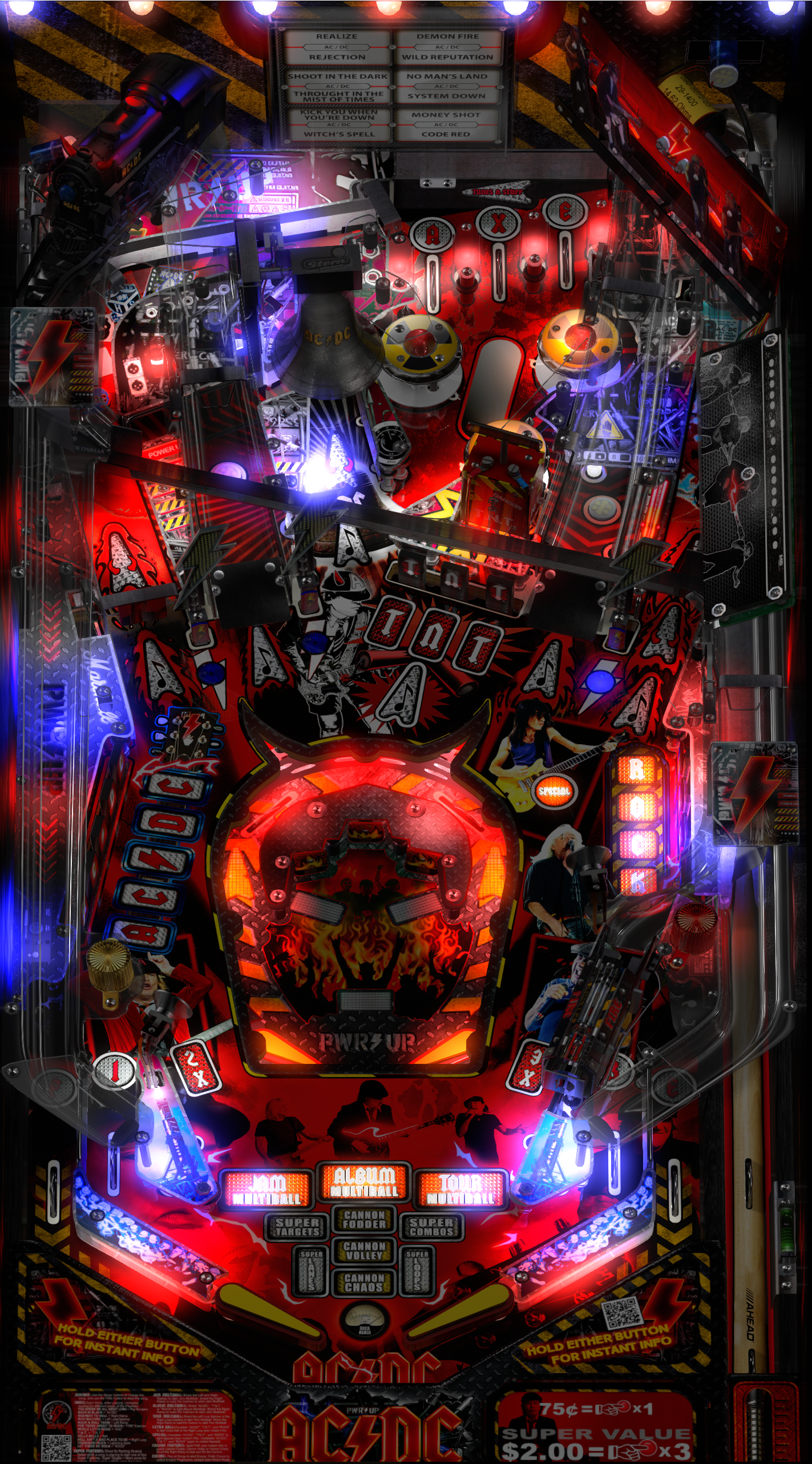 AC-DC (Stern 2012) Pwr Up Djules MOD Lighting Bug Fix
