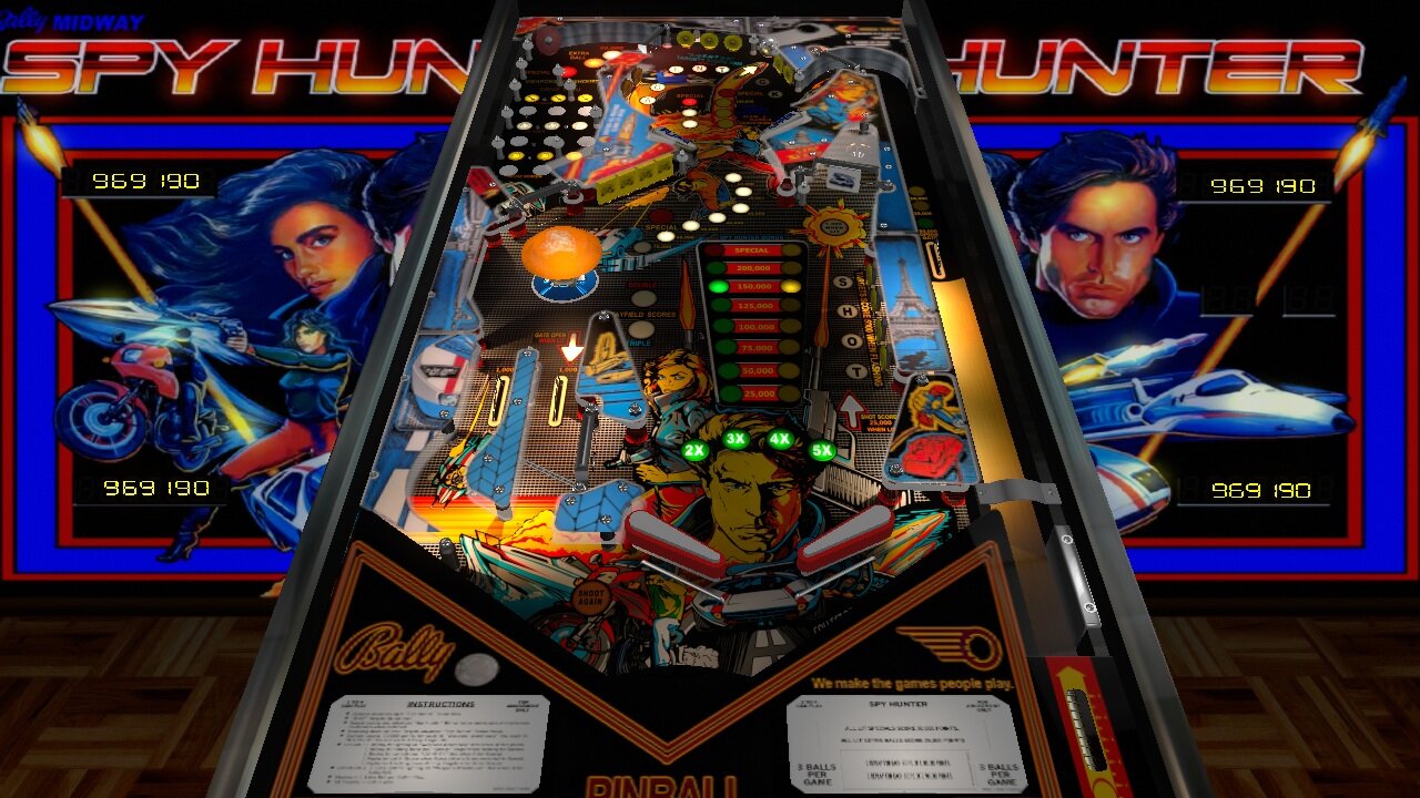 Spy Hunter (Bally 1984) Physics Sound Hybrid MOD