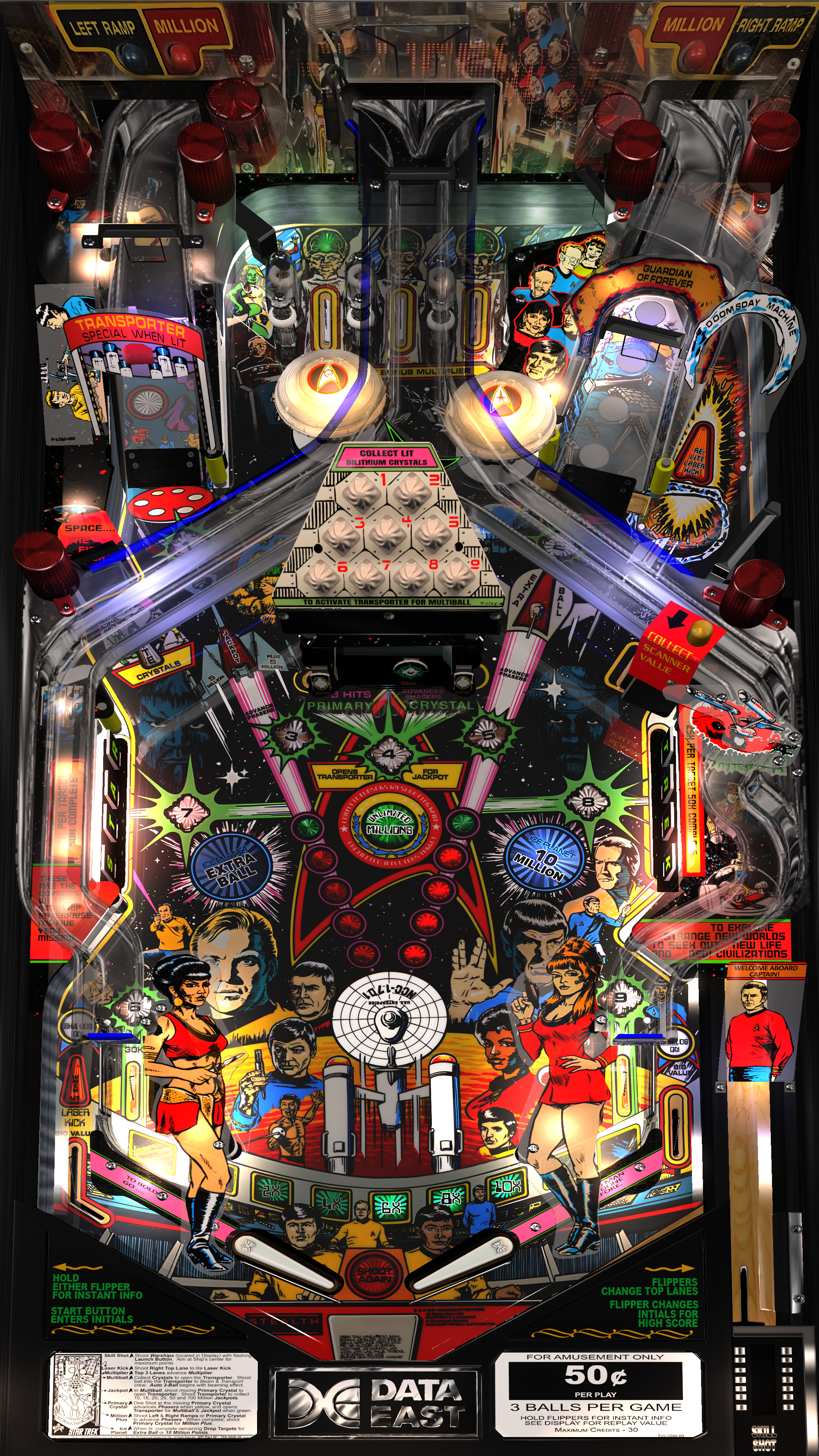 Star Trek 25th Anniversary (Data East 1991) MOD v1.2