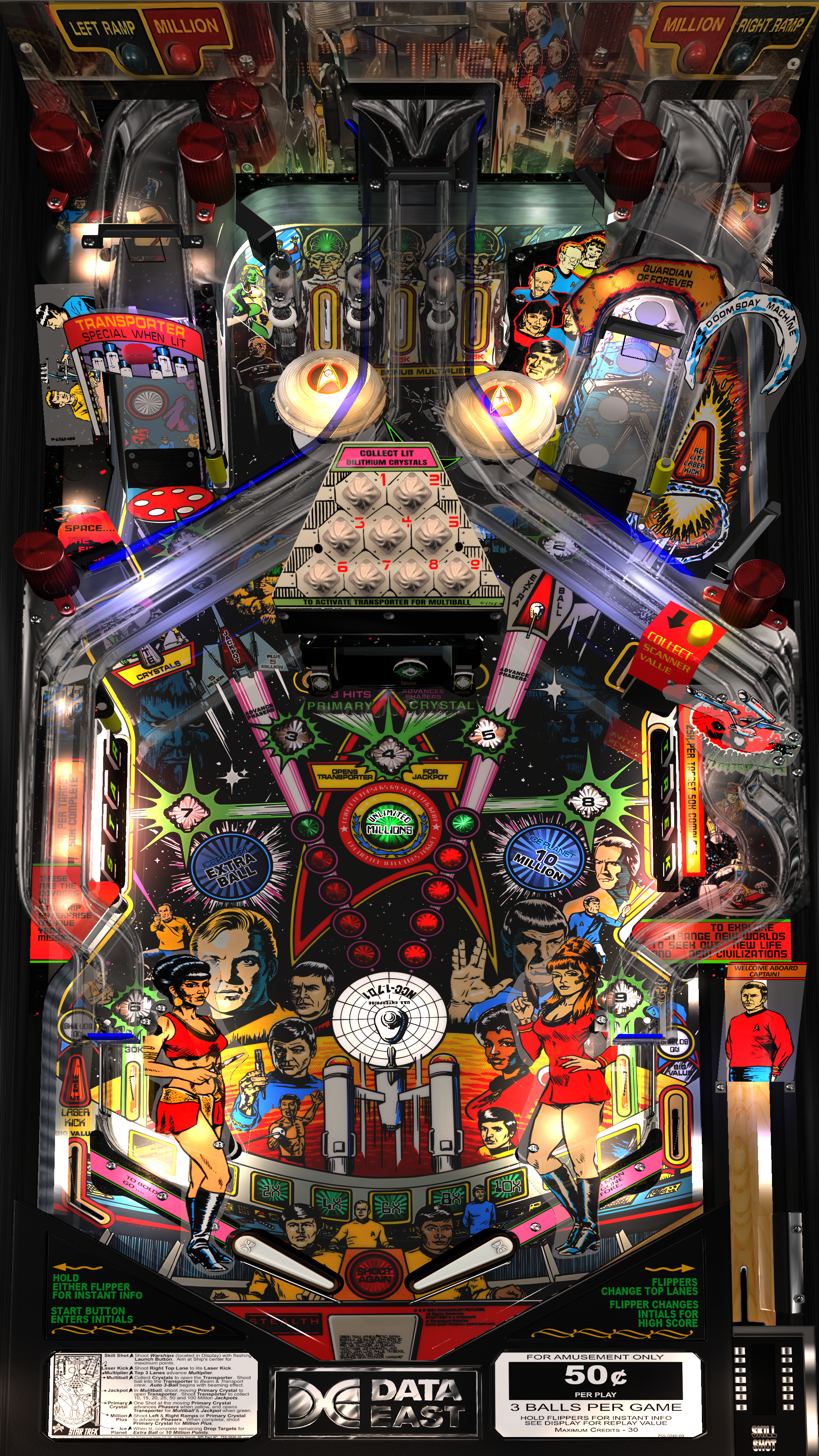Star Trek 25th Anniversary (Data East 1991) MOD v1.2