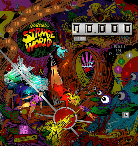 More information about "Strange World (Gottlieb 1978) b2s"