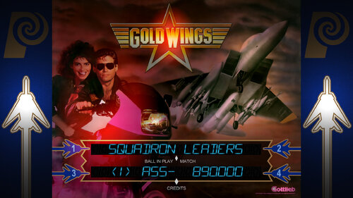 More information about "Gold Wings (Gottlieb 1986) Backglass - BIG LCD Displays"