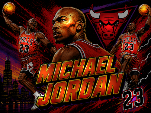 More information about "Michael Jordan (Data East 1992) alt backglass."