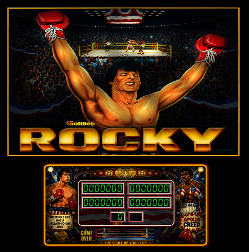 More information about "Gottlieb Rocky (1982) 3 Screen FullDMD"