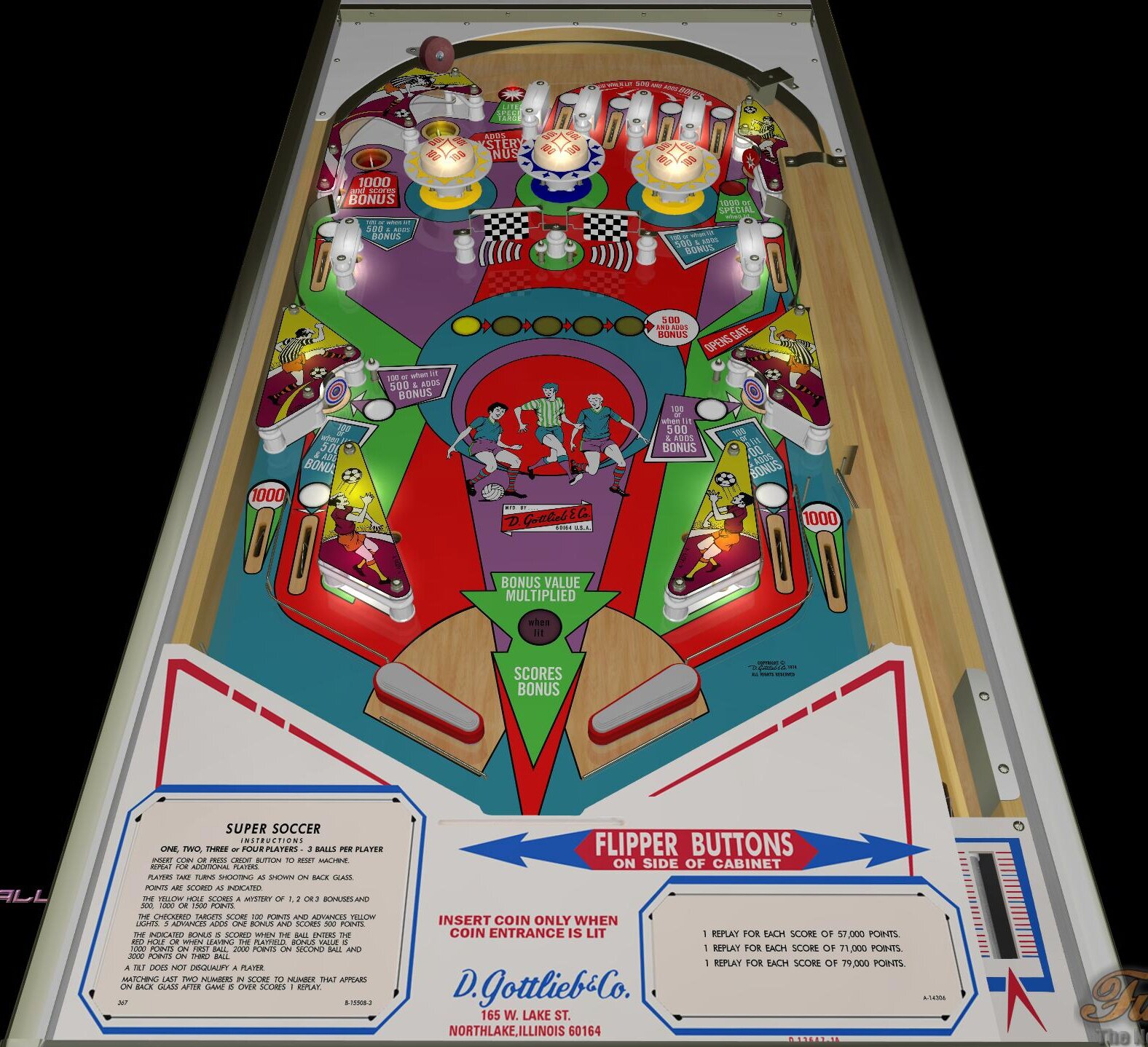 Super Soccer (Gottlieb-1975) (FizX3.3)