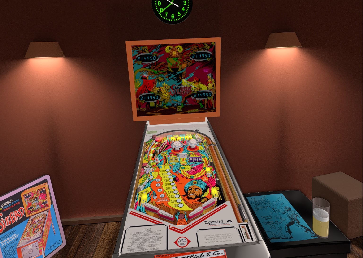 Sinbad (Gottlieb 1978) Solid State Final with VR