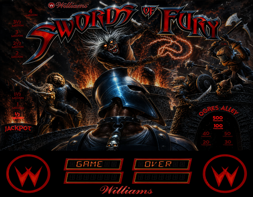 More information about "Swords of Fury (Williams 1988)"