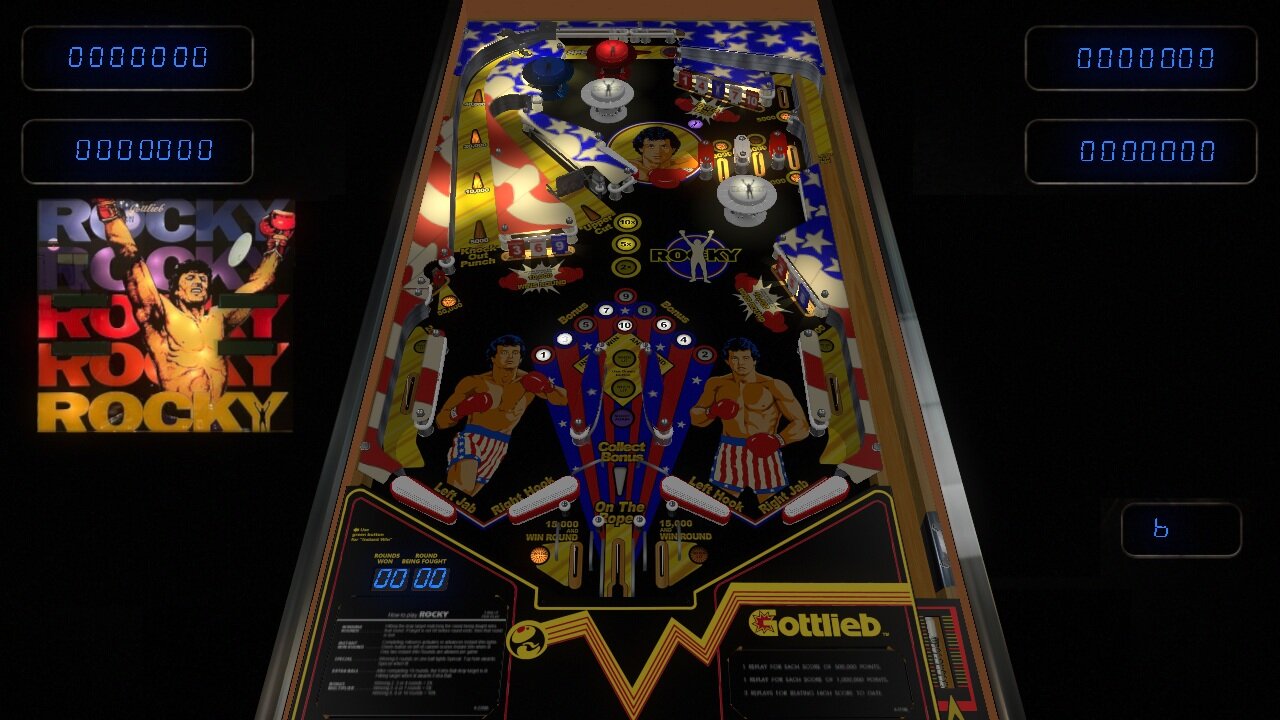 Rocky (Gottlieb 1982) Physics Sound Hybrid MOD