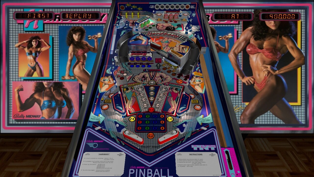 Hardbody (Bally 1987) Physics Sound Hybrid MOD