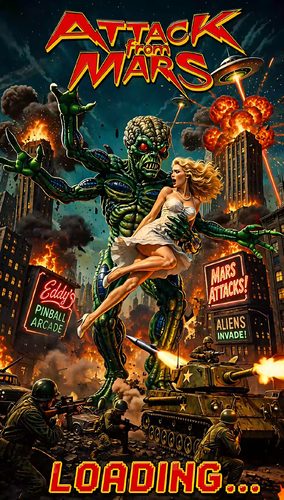 More information about "Attack from Mars 4K loading animation"