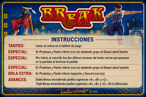 More information about "Break (VideoDens 1986) Instuction Cards"