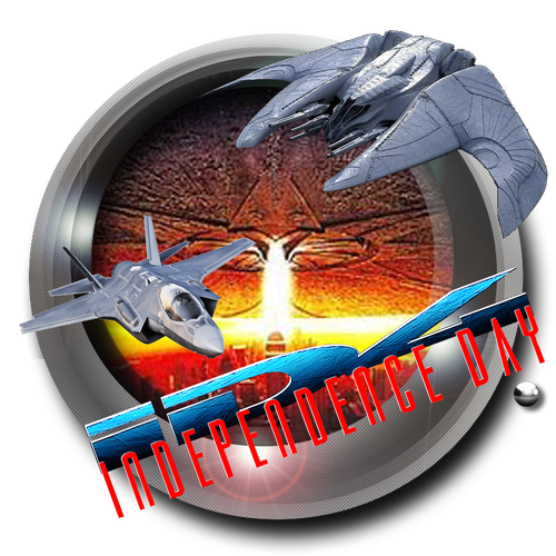 More information about "Independence Day (Sega 1996 IPDB 3878) - Diagonale Style Wheel"