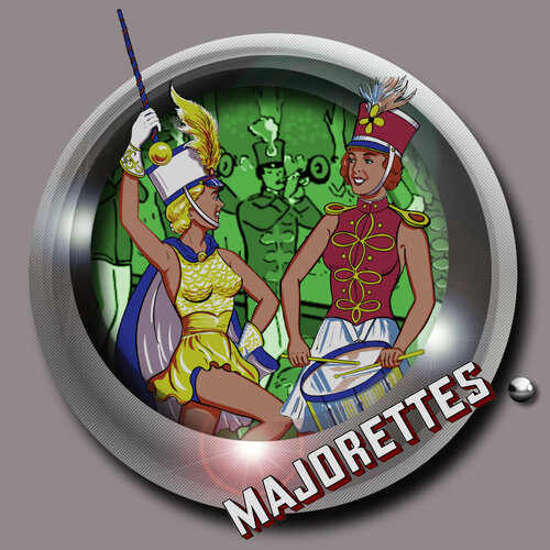 More information about "Majorettes (Gottlieb 1964) Diagonal Wheel"