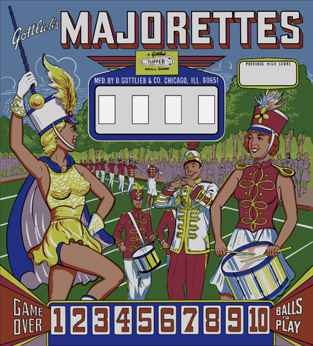 More information about "Majorettes (Gottlieb, 1964"
