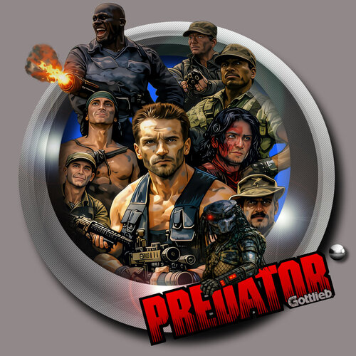 More information about "Predator (Gottlieb 1986) Diagonal Wheel"
