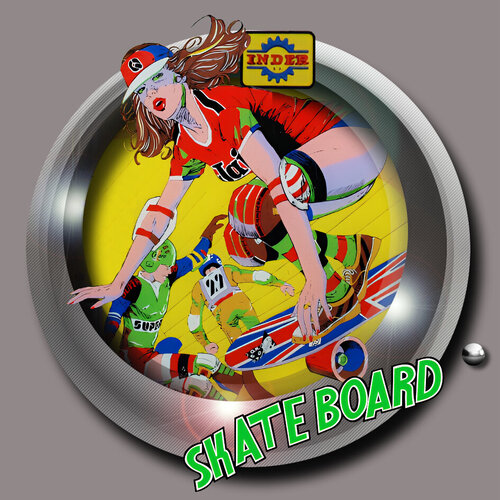 More information about "Skateboard (Inder 1980) Diagonal Wheel"