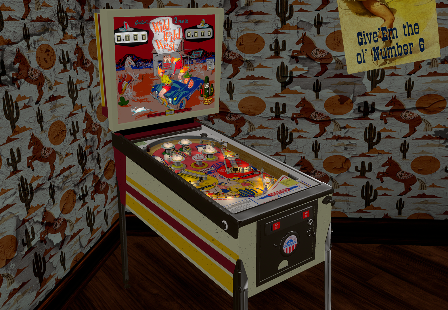 Wild Wild West (Gottlieb 1969) v2.0 - VPX - Pinball Tables
