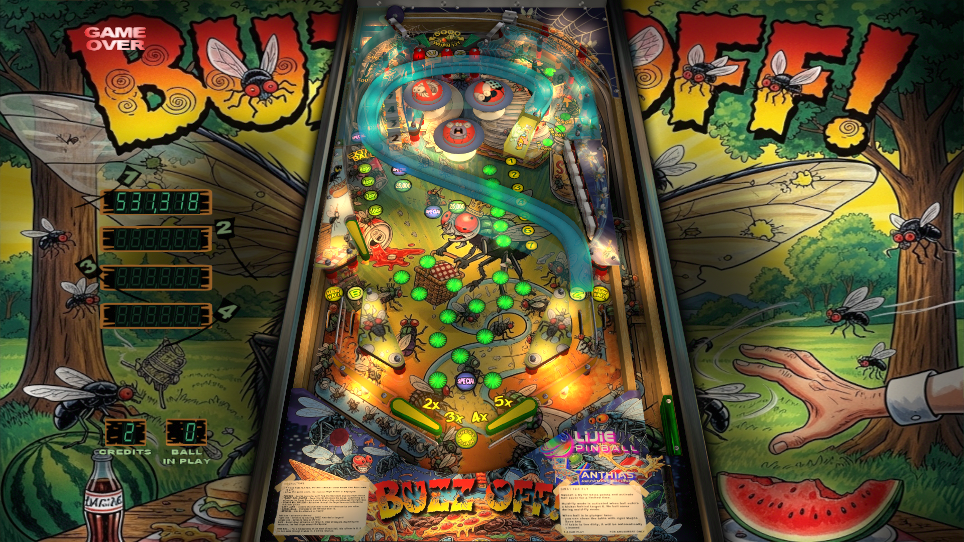 Buzz Off - SWAT THE FLY! mod with multi-fly mode (source - Buzz Off! v1.0 by Anthias, mod by Arminio)