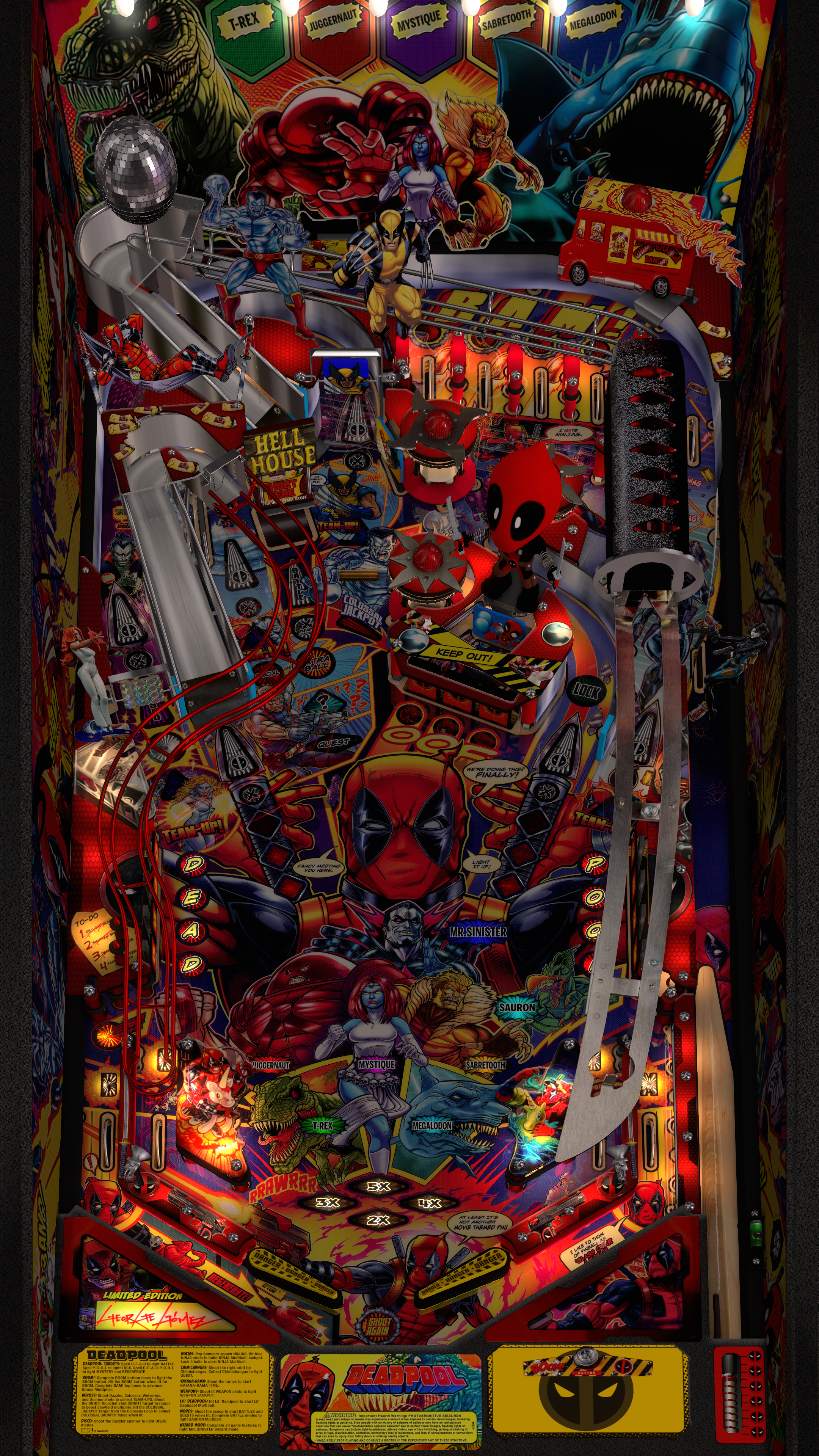 Deadpool (Stern 2018) Wolverine MOD table