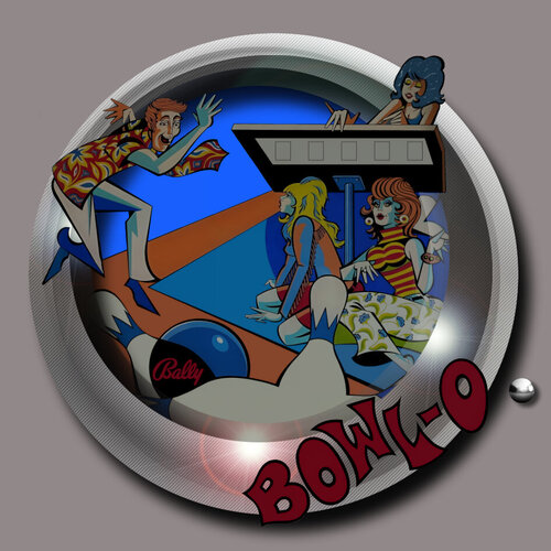 More information about "Bowl-O (Bally 1970) Diagonal Wheel"