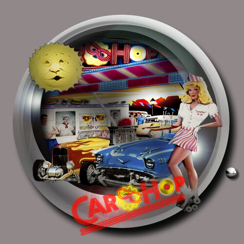 More information about "Car Hop (Gottlieb 1991) Diagonal Wheel"