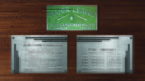 More information about "Major League (PAMCO 1934) Instruction Card"