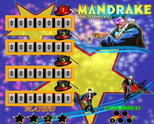 More information about "Mandrake (Original 2026) Backglass"