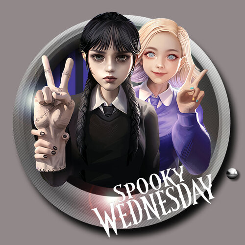 More information about "Spooky Wednesday VPX Original 2024 Diagonal Wheel"