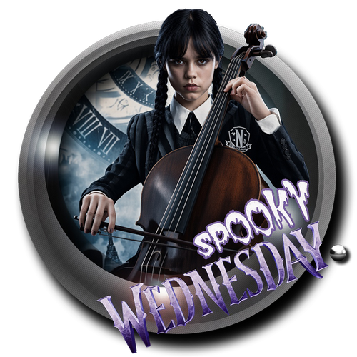 More information about "Spooky Wednesday (Original)- Diagonale Style Wheel"