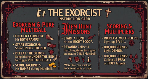 More information about "The Exorcist (Original 2023) Instruction Card and Logo"