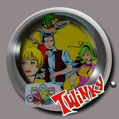 More information about "Twinky (Chicago Coin 1967) Diagonal Wheel"