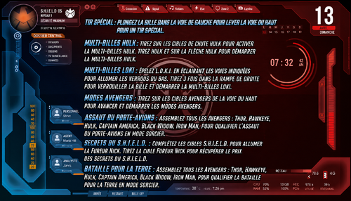 More information about "Carte d'instructions / Règles en Français Avengers (Stern 2012)"