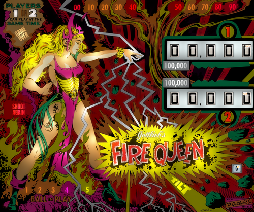 More information about "Fire Queen (Gottlieb 1977) b2s"