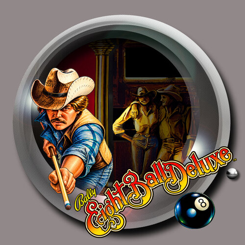 More information about "Eight Ball Deluxe Limited Edition (Bally 1982) Diagonal Wheel"