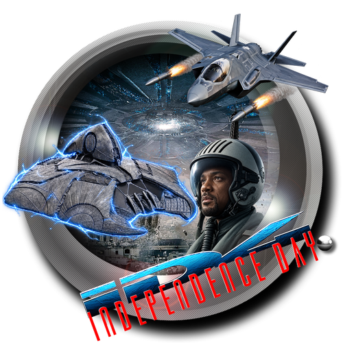 More information about "Independence Day (Sega 1996 IPDB 3878) - Diagonale Style Wheel"