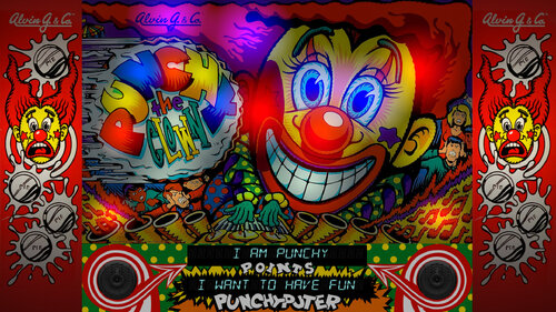 More information about "Punchy the Clown (Alvin G. and Co. 1993) Backglass - Grill Mod"