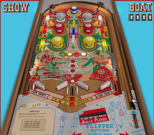 More information about "Show Boat (Gottlieb 1961)"