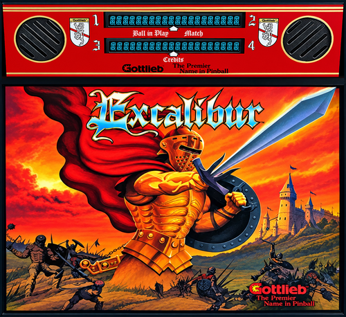 More information about "Excalibur (Gottlieb 1988) 2 Screen Backglass"