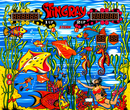 More information about "Stingray 2 Player (Stern 1977)"