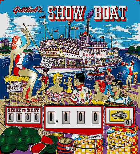 More information about "Show Boat (Gottlieb 1961) Backglass"