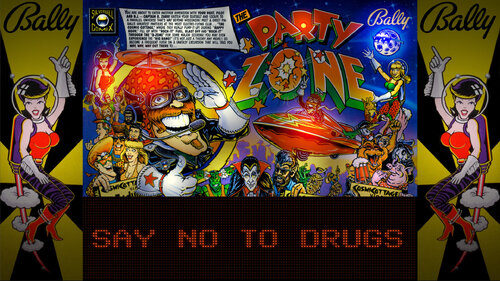 More information about "The Party Zone (Bally 1991) - Back Box Art"