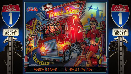 More information about "Truck Stop (Bally 1988) Backglass"