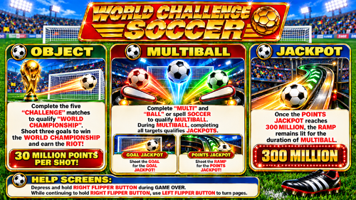 More information about "World Challenge Soccer Gottlieb (1994) Rules"
