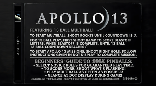 More information about "Apollo 13 Instruction Card / Rules"